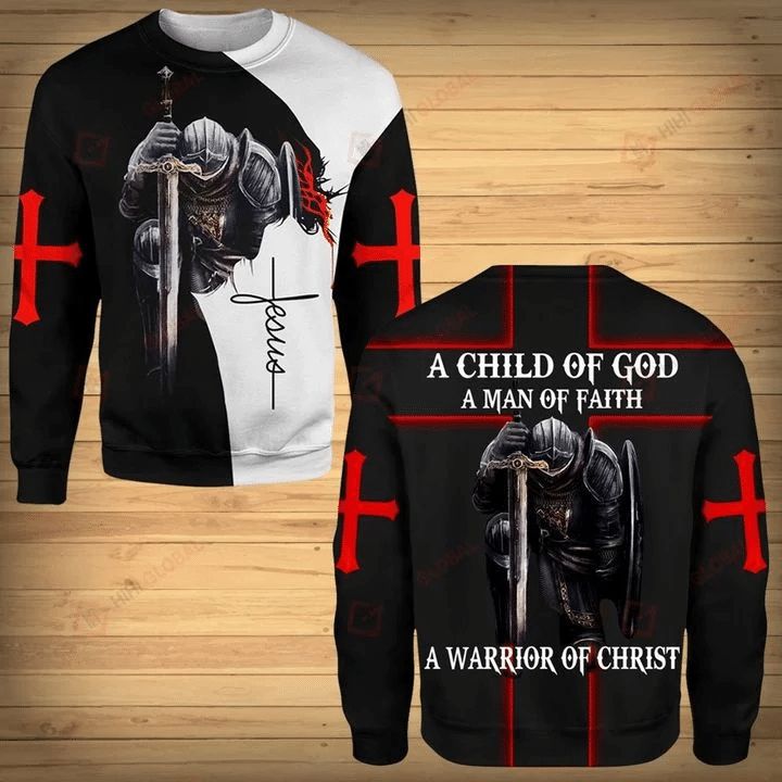 Jesus A Child Of God A Man Of Faith 3D Sweatshirt
