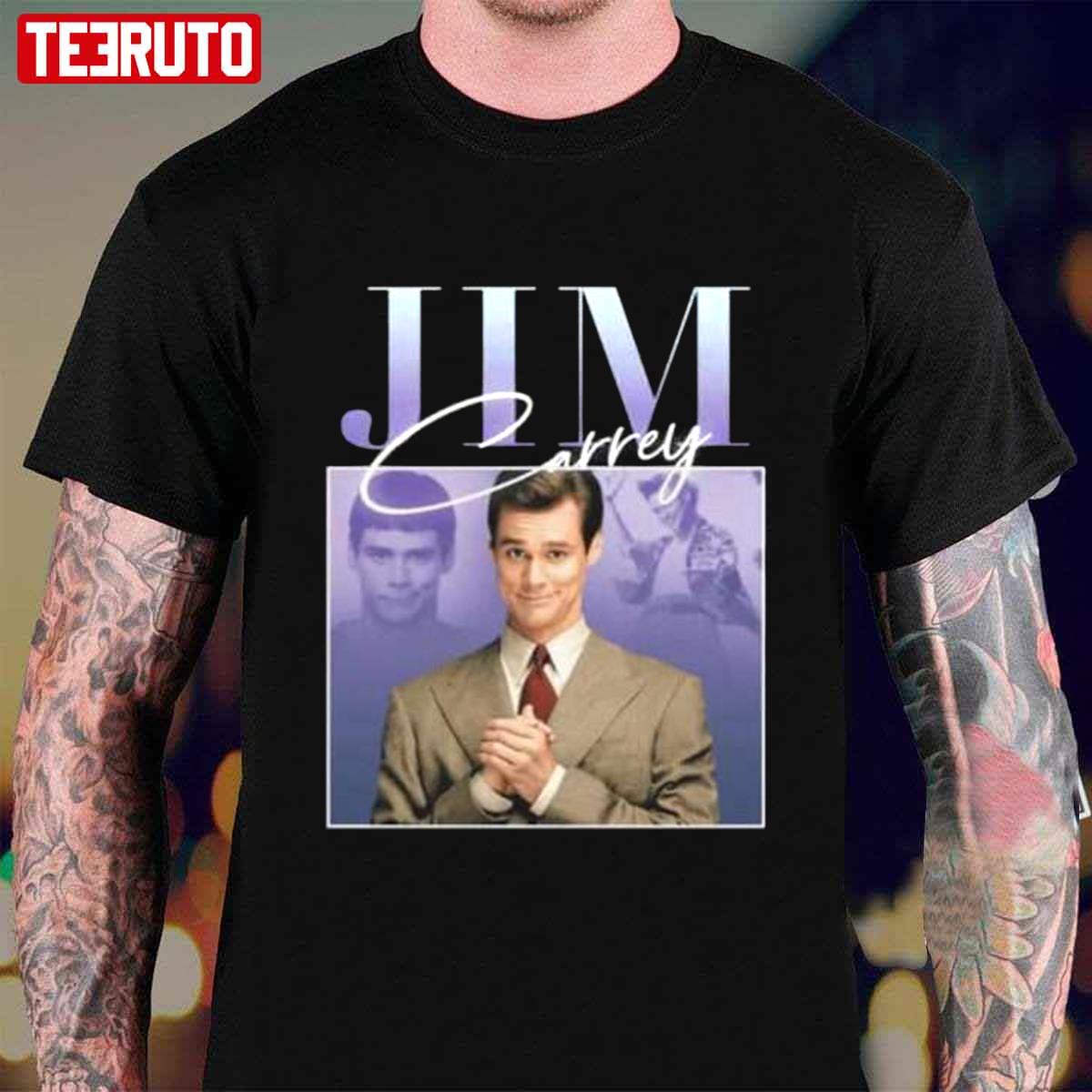 Jim Carrey Actor Vintage Bootleg 90s Unisex T-Shirt