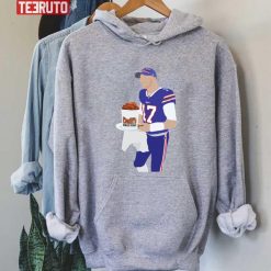 Josh Allen Buffalo Bills Duff’s Chicken Wings Unisex Hoodie