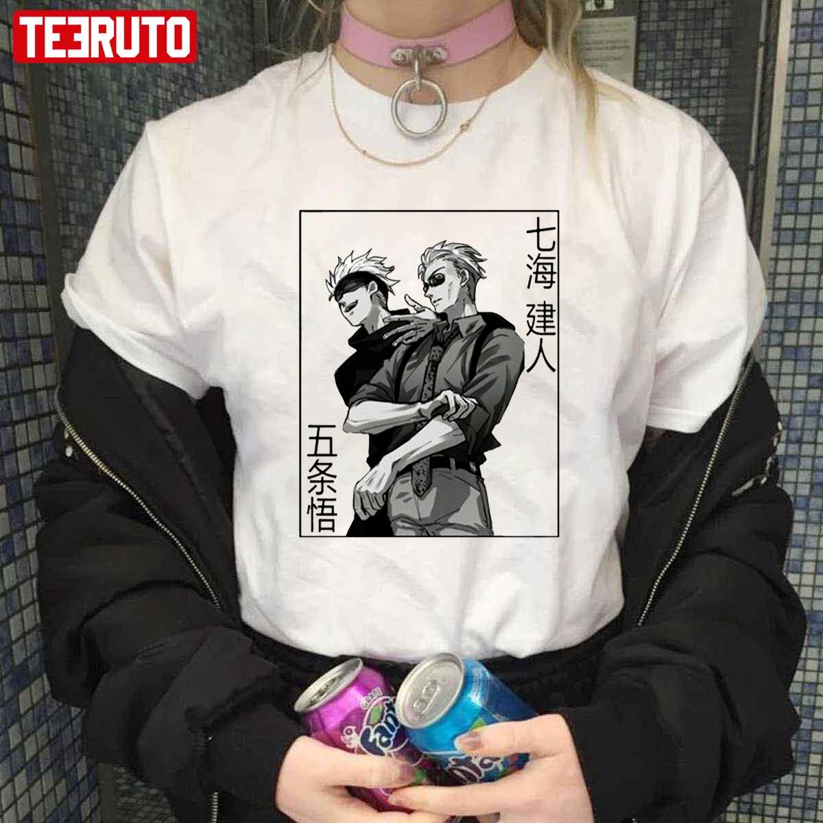 Jujutsu Kaisen Satoru Gojo Nanami Kento Gojo Anime Unisex T-Shirt