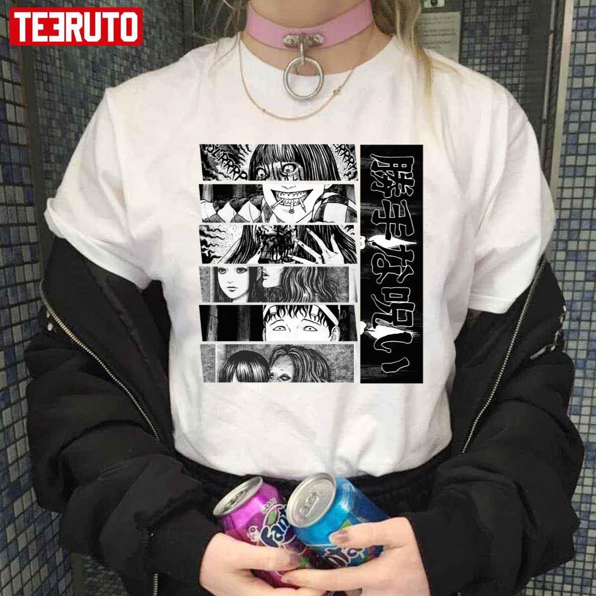 Junji Ito Horror Anime Manga Collection Unisex T-Shirt