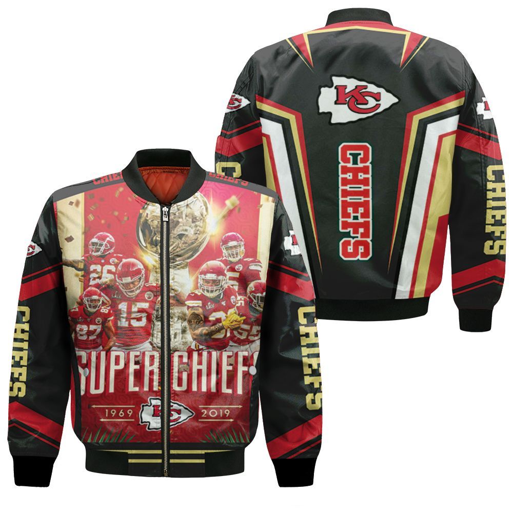 Kansas City Chiefs Afc West Super Bowl 2021 Division Champions Bomber Jacket