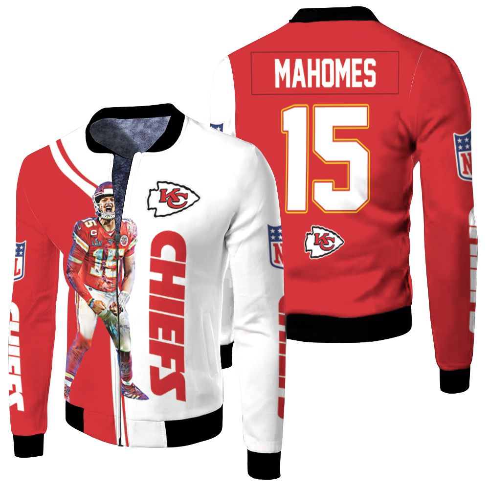 Patrick Mahomes Kansas City Chiefs Afc Championship Bomber Jacket Men