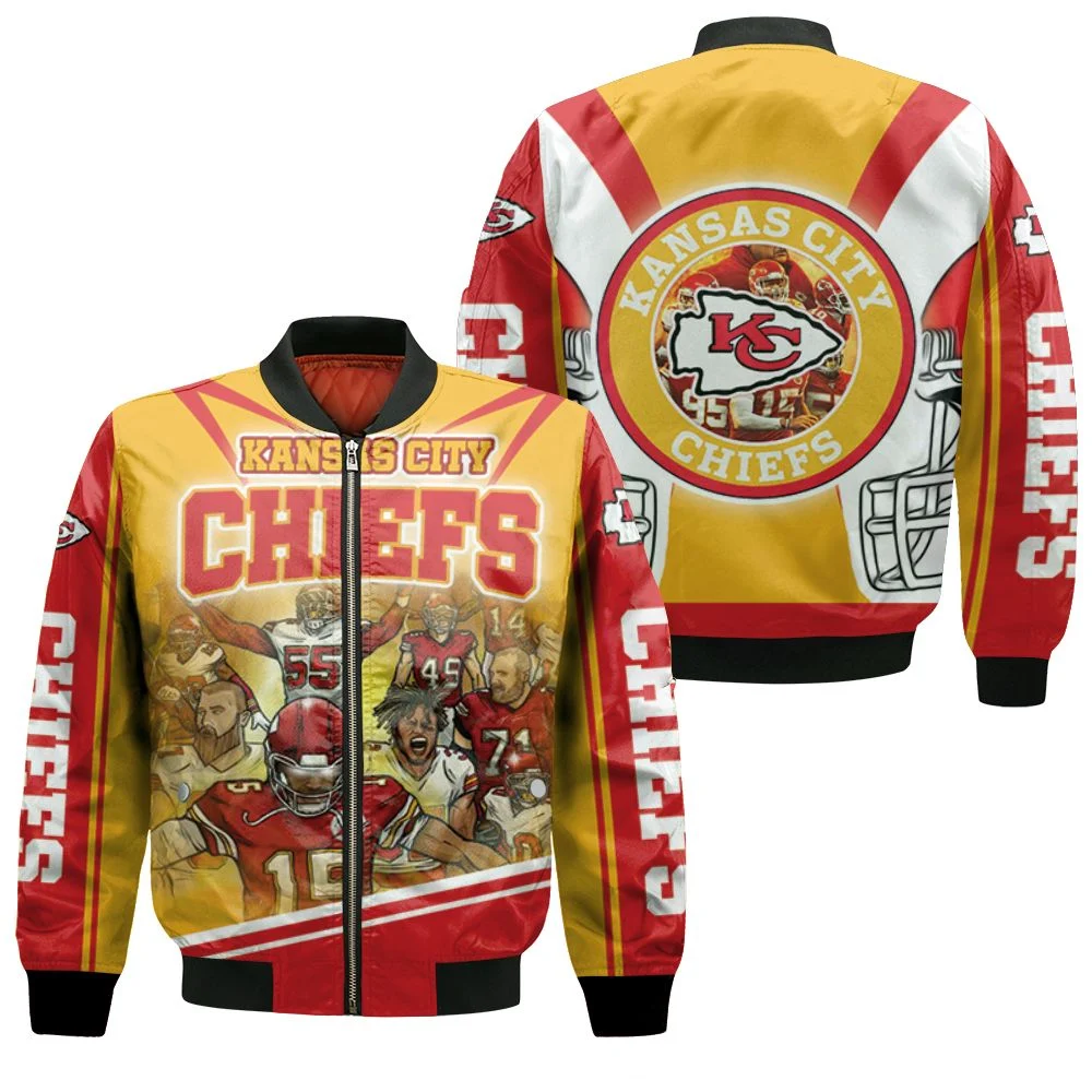 Kansas City Chiefs Super Bowl 2021 Afc West Division Champions For Fans Bomber Jacket