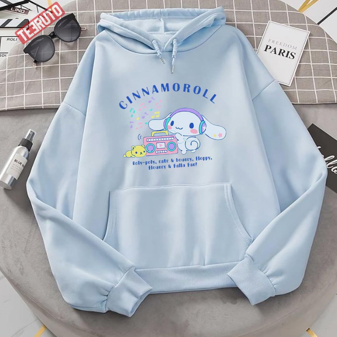 Kawaii Cinnamoroll Magical Music Harajuku Unisex Hoodie