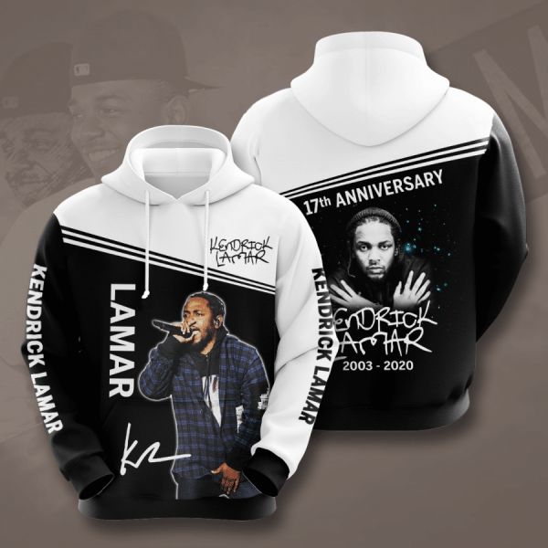 Kendrick Lamar 17th Anniversary 2003 2020 Signature Design Gift For Fan Custom 3d All Over Printed Hoodie