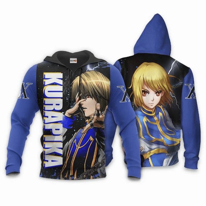 Kurapika Anime Manga Hunter X Hunter 3d Zip Hoodie