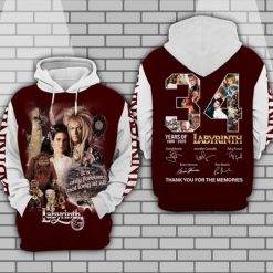 Labyrinth 34 Years Of 1986 2020 Thank You For Lover 3d Hoodie