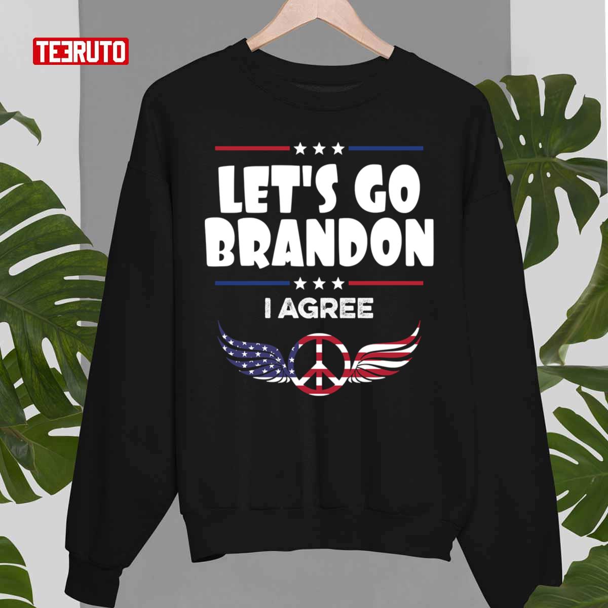 Lets Go Brandon Peace And Love Unisex T-Shirt