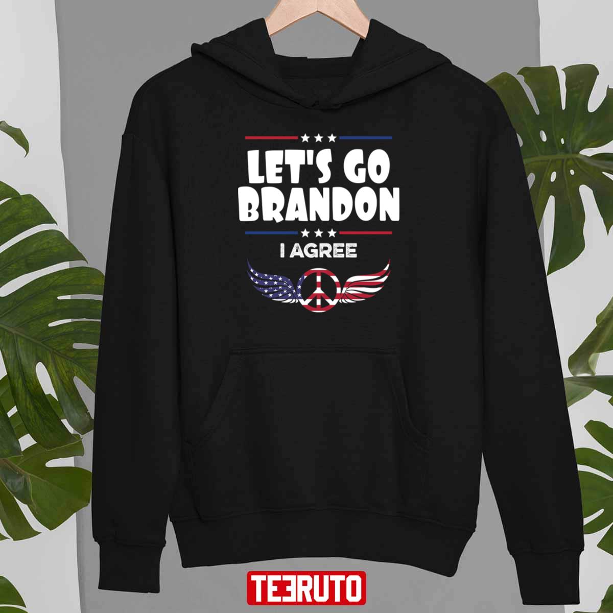 Lets Go Brandon Peace And Love Unisex T-Shirt