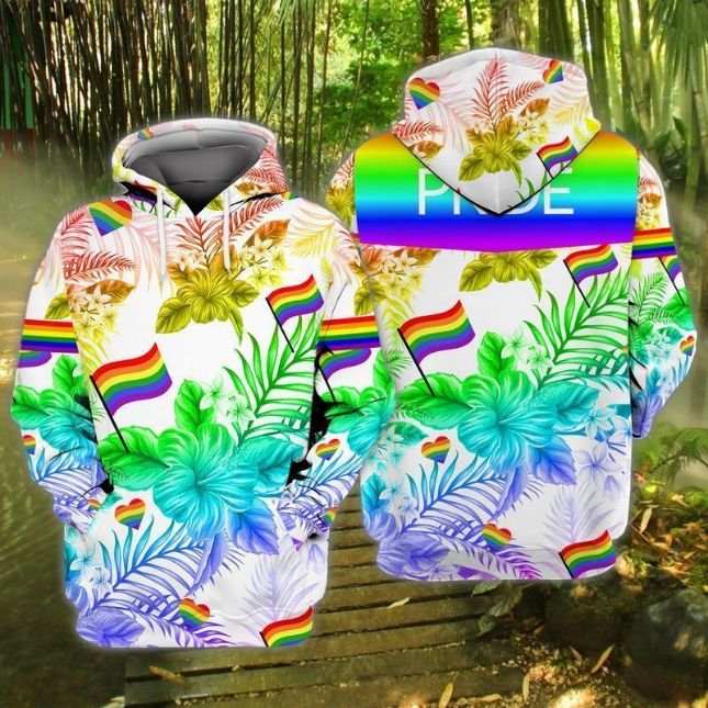 Lgbt Pride American 3d Zip Hoodie