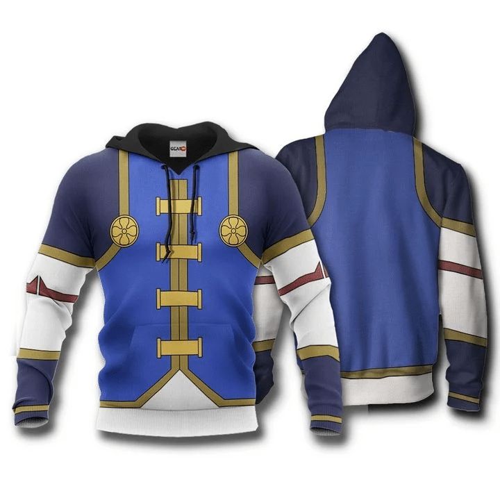 Li Zingke Anime Manga Code Geass 3d Zip Hoodie