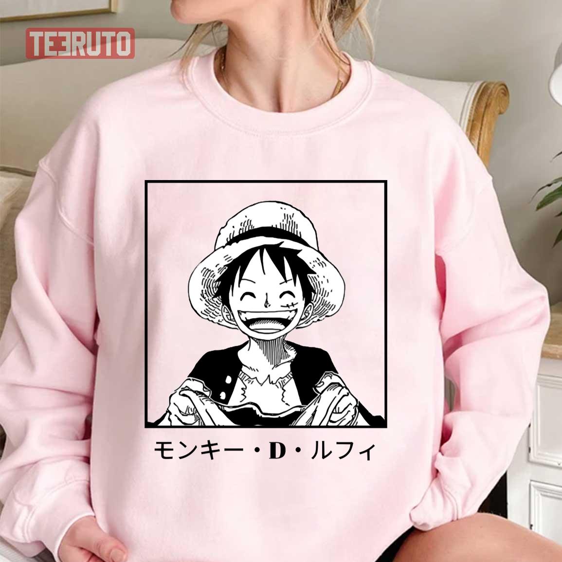 Luffy One Piece Anime Japanese Style Unisex Sweatshirt