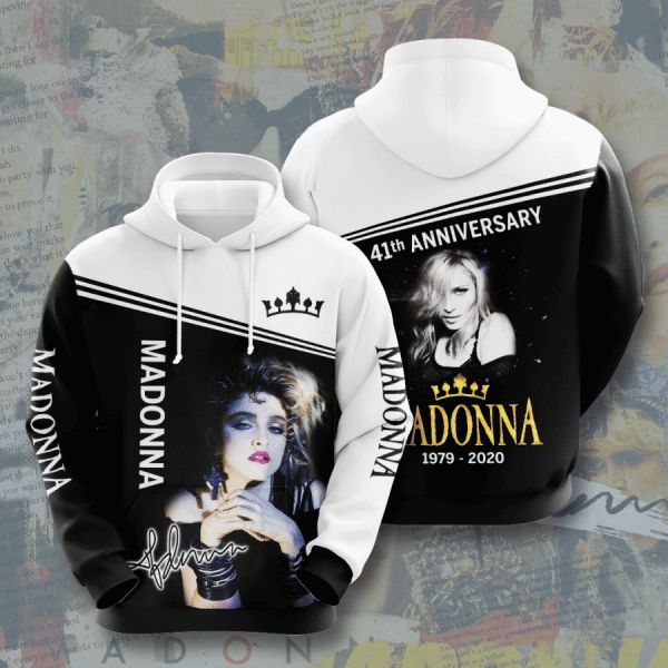 Madonna 41th Anniversary 1979 2020 Signature Design Gift For Fan Custom 3d All Over Printed Hoodie