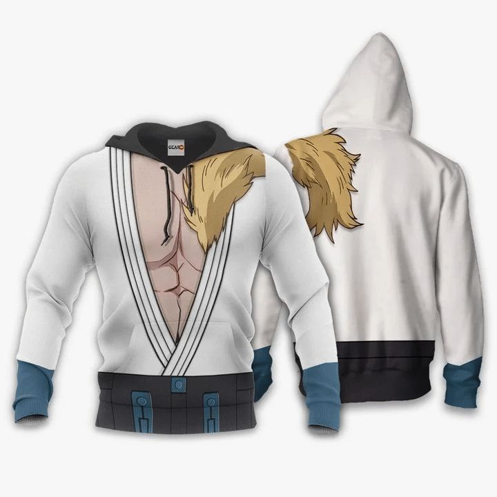 Mashirao Ojiro Cosplay My Hero Academia Anime Manga 3d Zip Hoodie