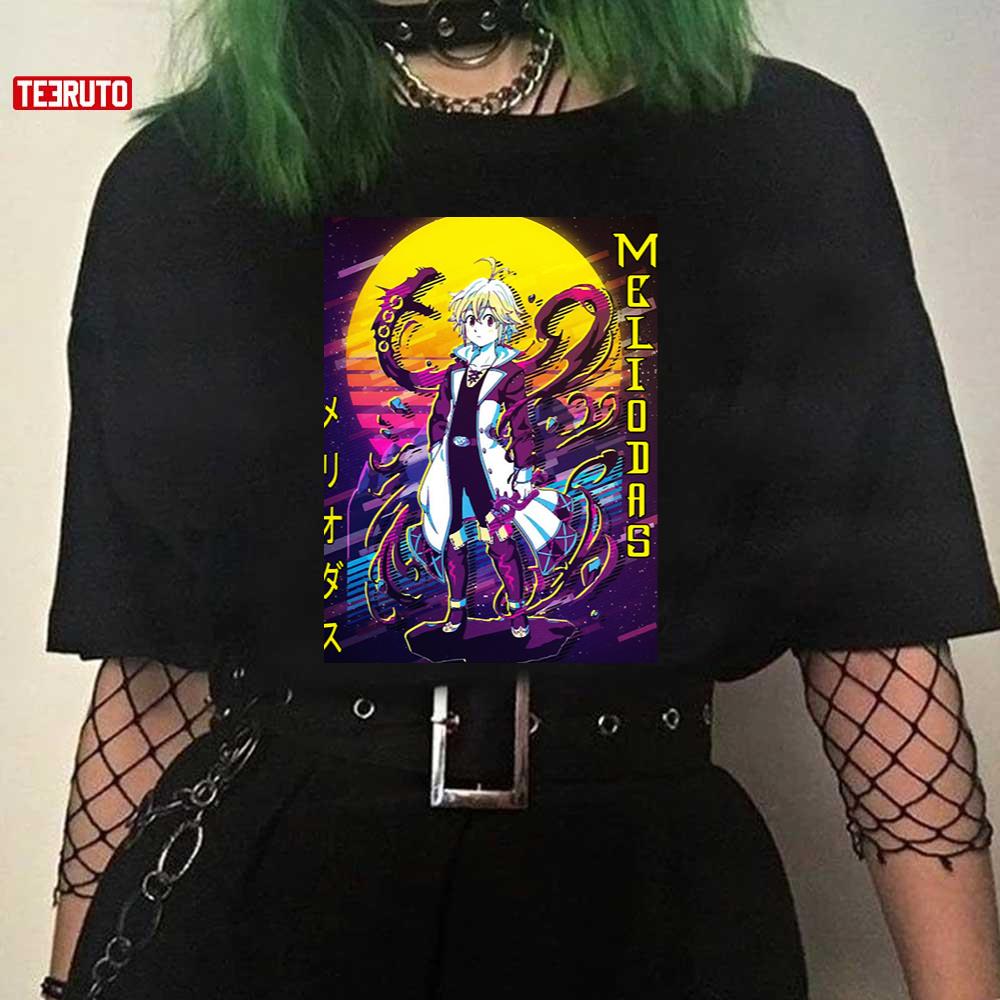 Meliodas Anime Japanese Neon Unisex T-Shirt