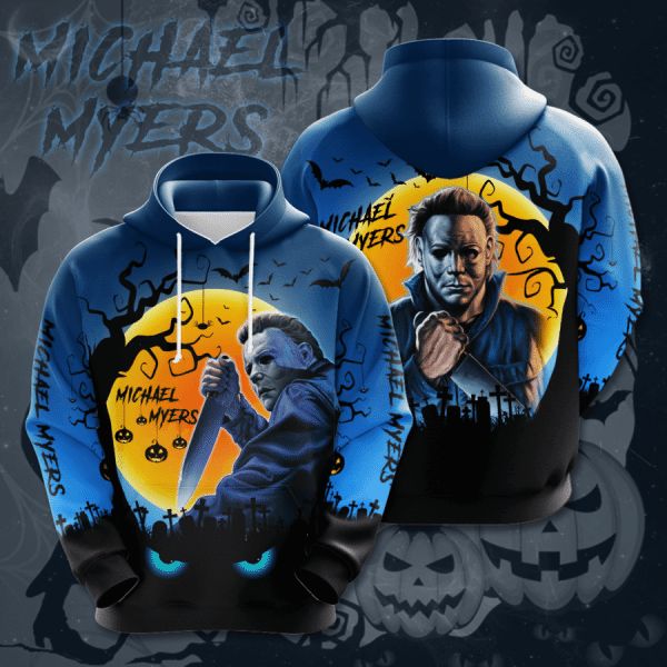 Michael Myers And Halloween Design Gift For Fan Custom 3d All Over Printed Hoodie