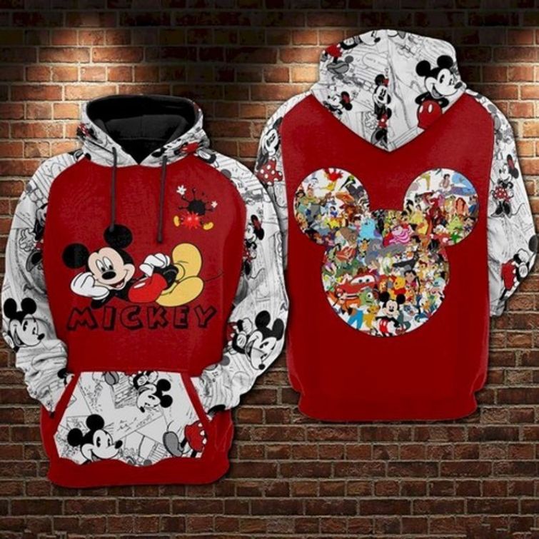 Chicago Cubs Mickey Mouse Lover Disney Cartoon 3D Hoodie For Fans