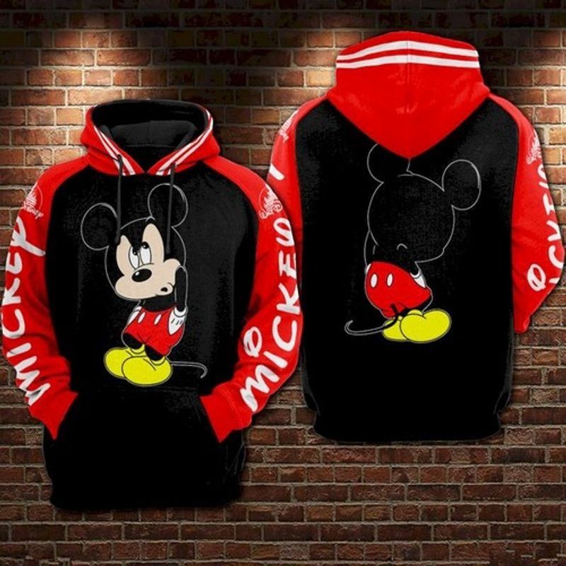 Mickey Comic 3d T Shirt Zip Bomber Hoodie