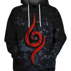 Naruto Anbu Over Print 3d Zip Hoodie