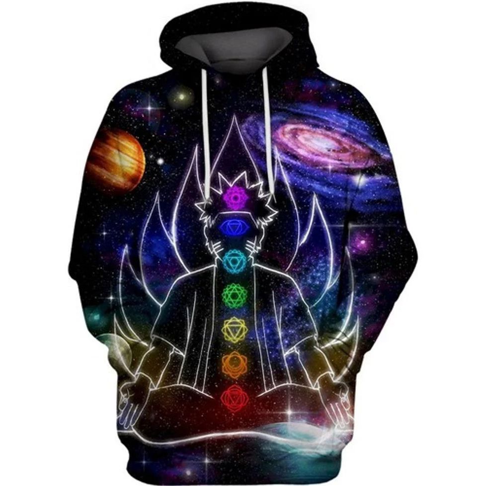 Naruto Lovers Galaxy Pattern 3d Hoodie
