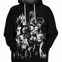 Naruto One Piece Dragon Ball Z Full Printing 3d Hoodie