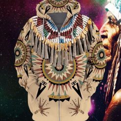 Native Pride 1 3d Zip Hoodie