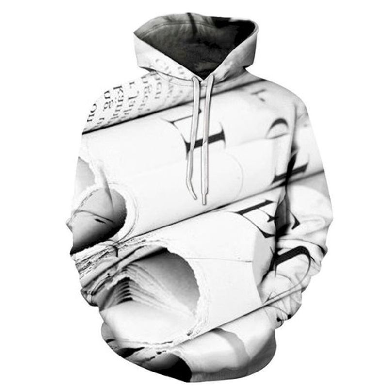 Newspaper V1 All Over Printed 3d Hoodie
