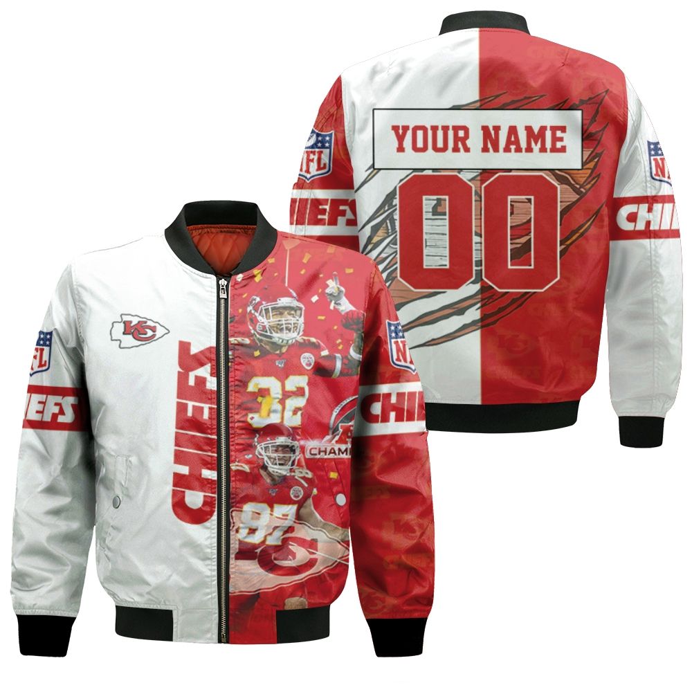 Nfl 2020 Kansas City Chiefs Afc West Division Champion Great Team Personalized Bomber Jacket
