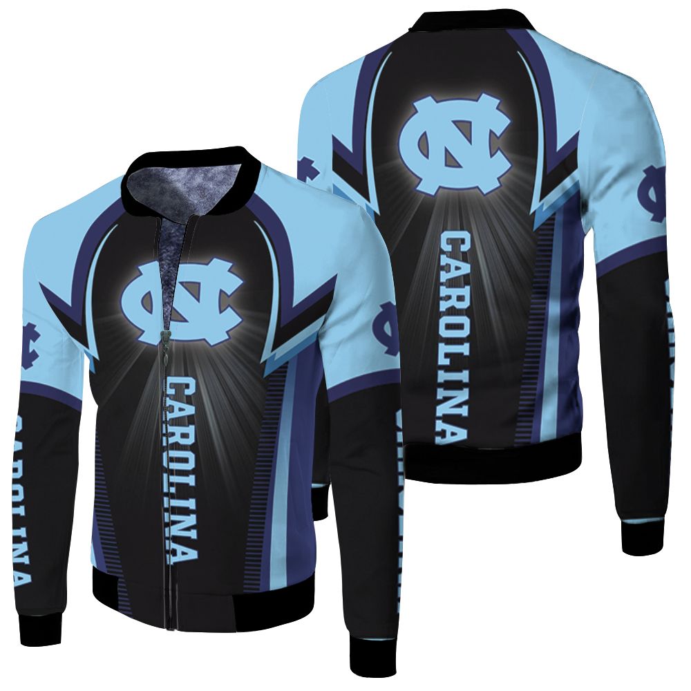 North Carolina Tar Heels Ncaa For Tar Heels Fan 3d Mk Jersey Fleece Bomber Jacket