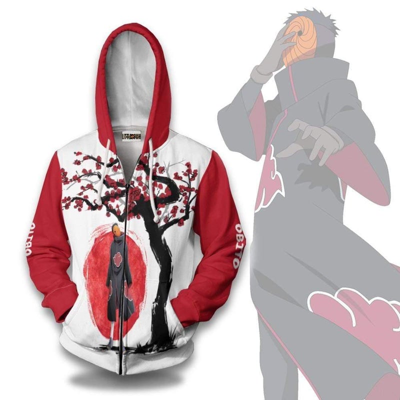 Obito Akatsuki Hoodie Hoodie Nrt Clothes Anime Outfit Ninja Under The Sun