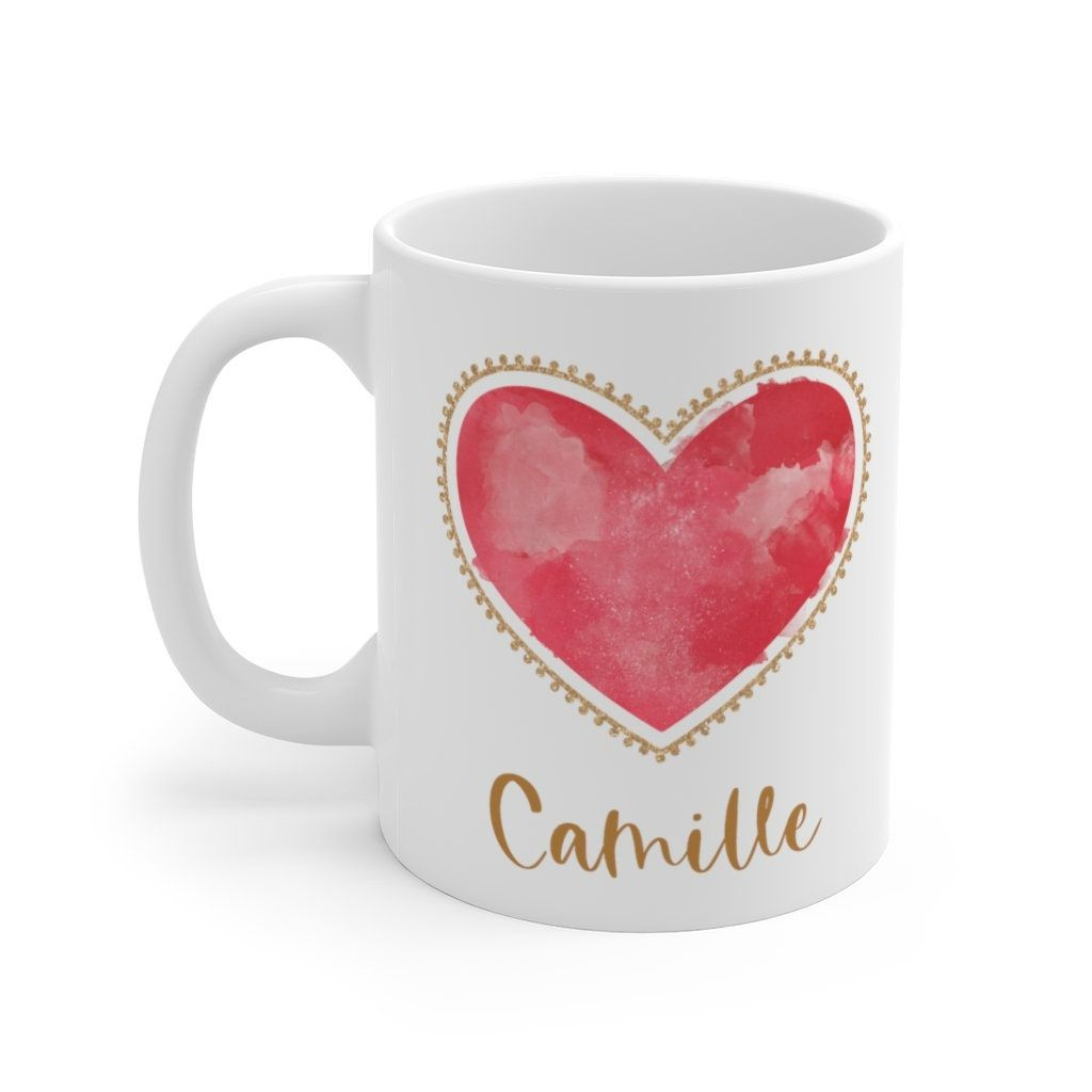 Personalized Valentine Name Mug