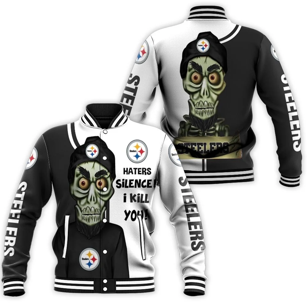 Pittsburgh Steelers Haters I Kill You 3d Baseball Jacket