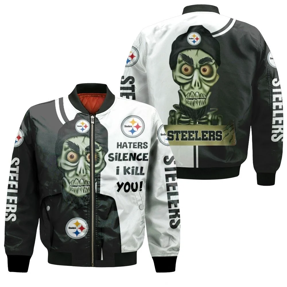 Pittsburgh Steelers Haters I Kill You 3d Bomber Jacket