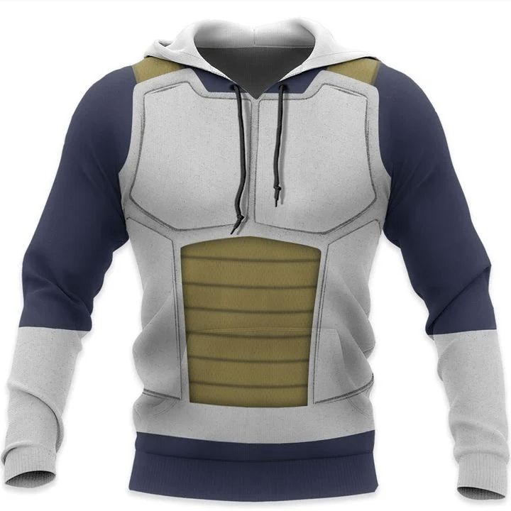Prince Vegeta Dragon Ball Anime Manga 3d Zip Hoodie