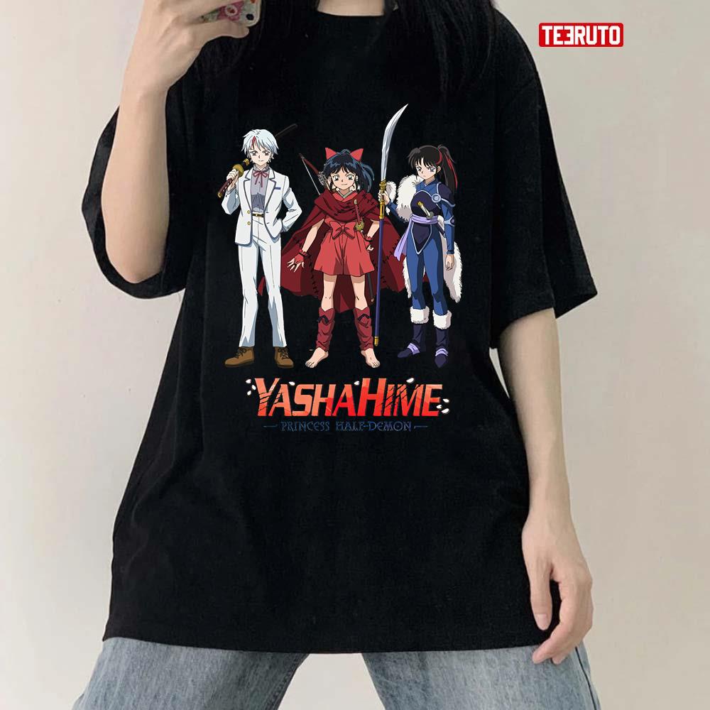 Princess Half Demon Moroha Setsuna And Towa Yashahime Unisex T-Shirt