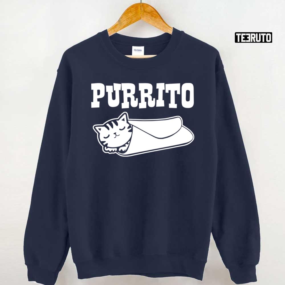 Purrito Burrito Cat Kitten Unisex Sweatshirt