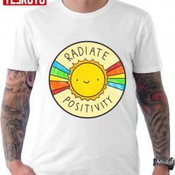 Radiate Positivity Smiley Sunny Unisex T-Shirt