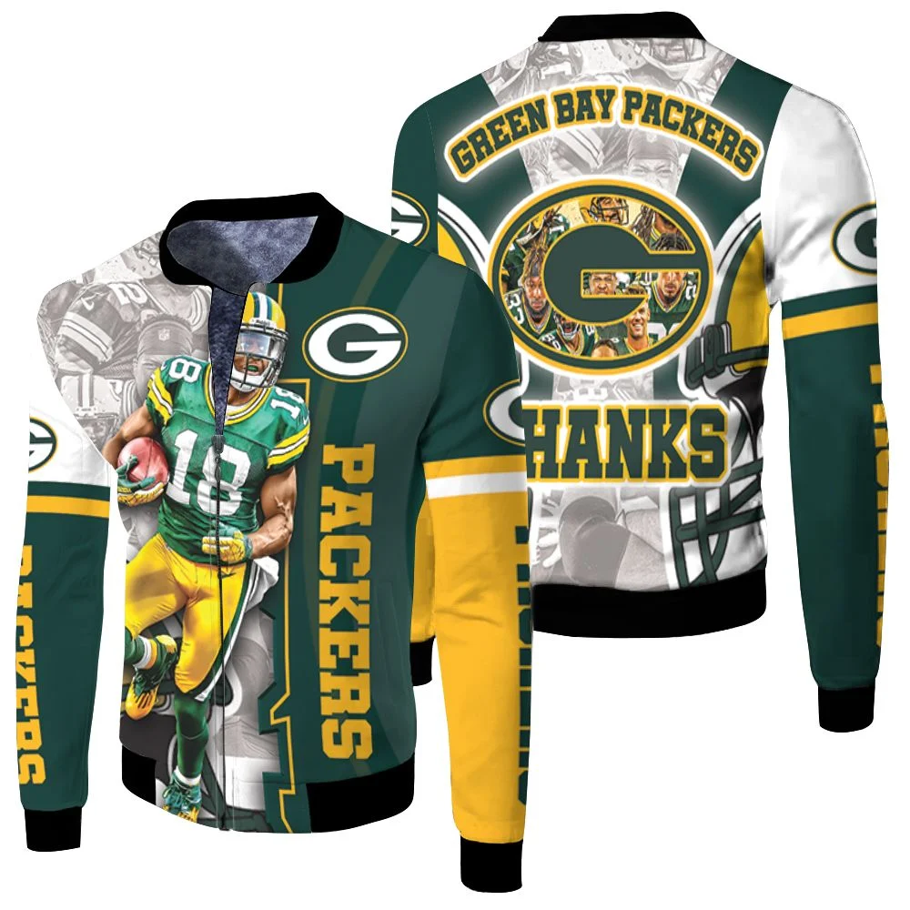 Randall Cobb 18 Green Bay Packers Thanks Nfc North Winner Bomber Jacket –  Teepital – Everyday New Aesthetic Designs