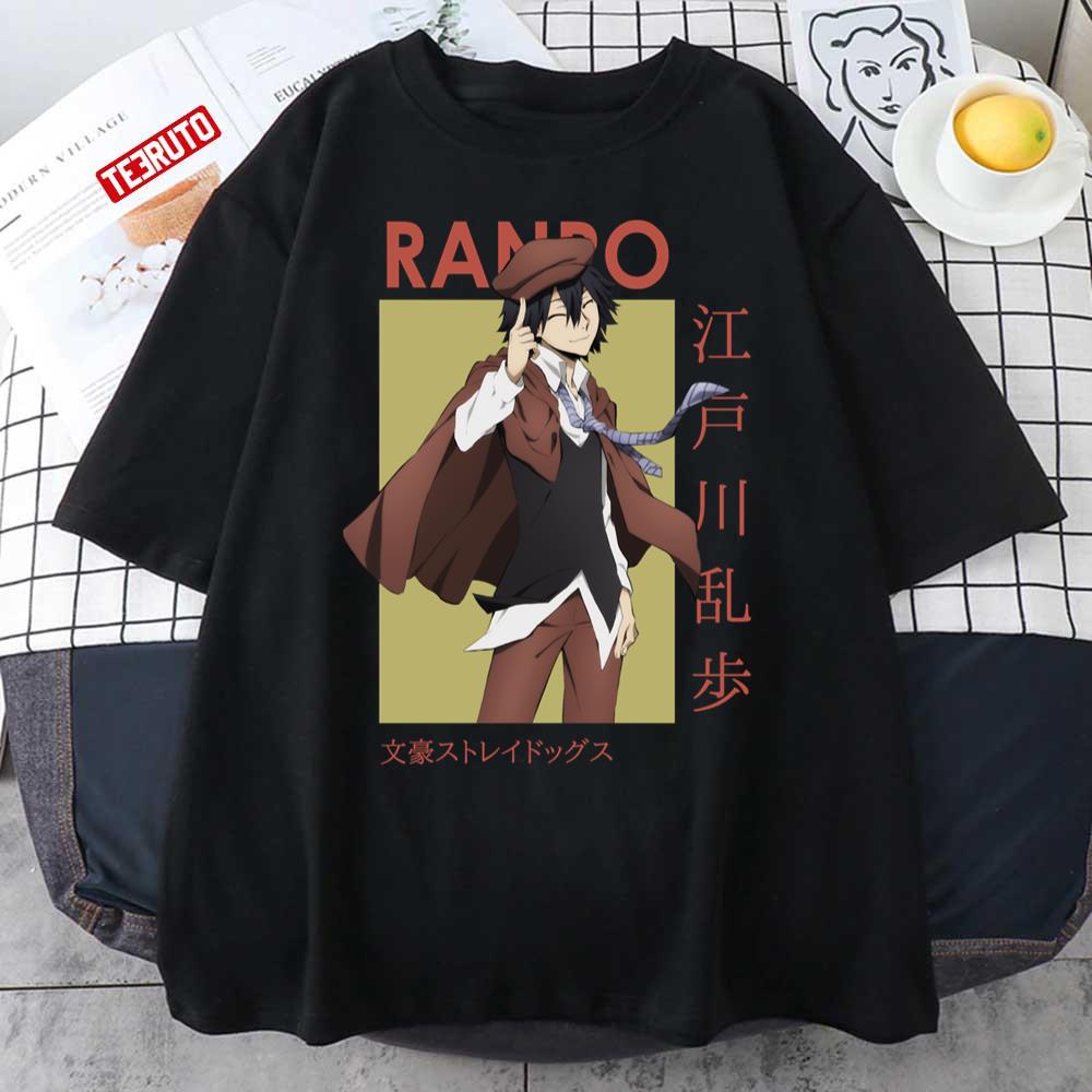 Ranpo Edogawa Bungou Stray Dogs Card Anime Unisex T-Shirt