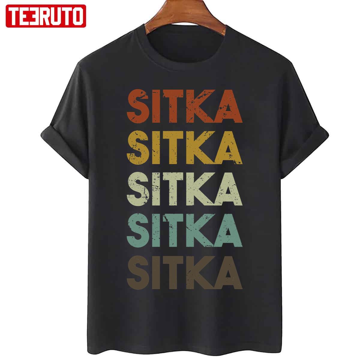 Retro Sitka Alaska Unisex T-Shirt