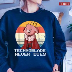 Technoblade Never Dies r Pig Emperor Newest T Shirt for Men Classic  Camisas Cotton T-shirts Hip Hop Gift Kawaii Clothes - AliExpress