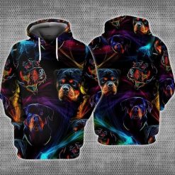 Rottweiler Dog Full Printing 3d Hoodie