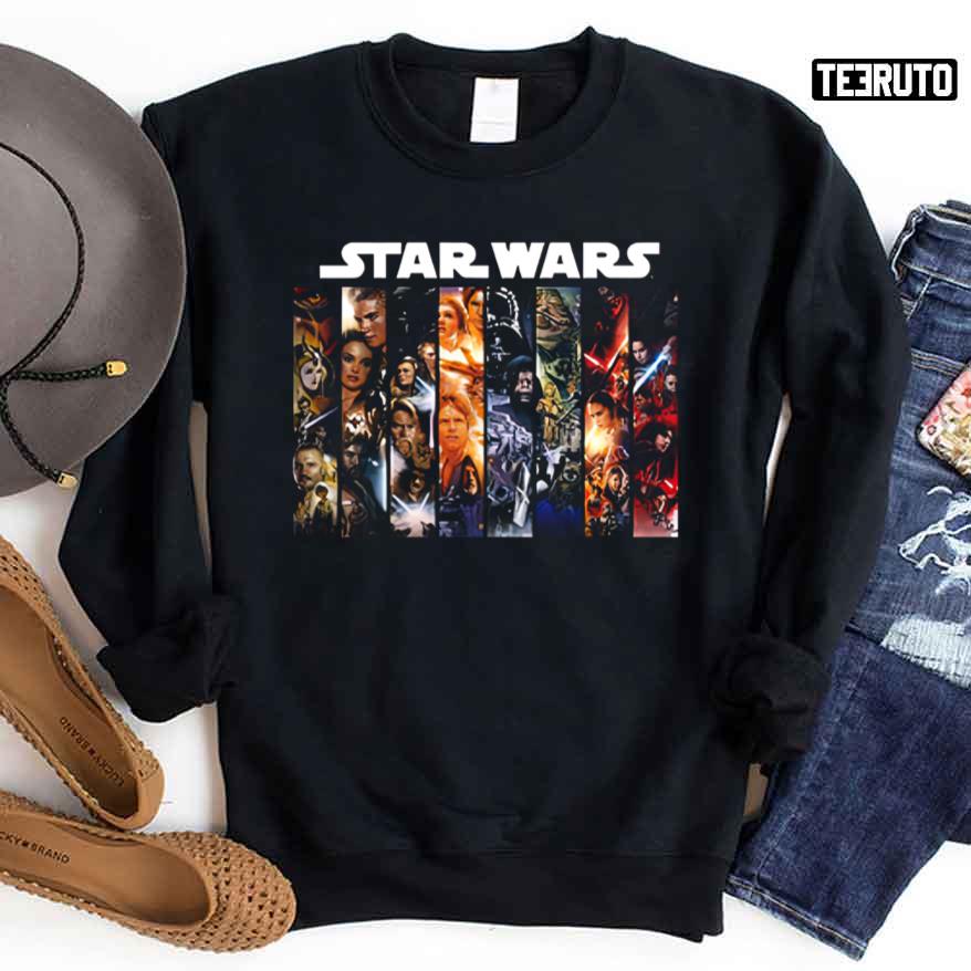 Saga Posters Star Wars Characters Unisex Sweatshirt