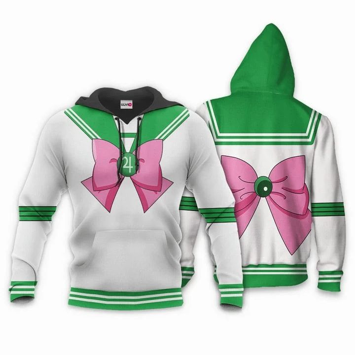 Sailor Jupiter Sailor Moon Anime Manga 3d Zip Hoodie