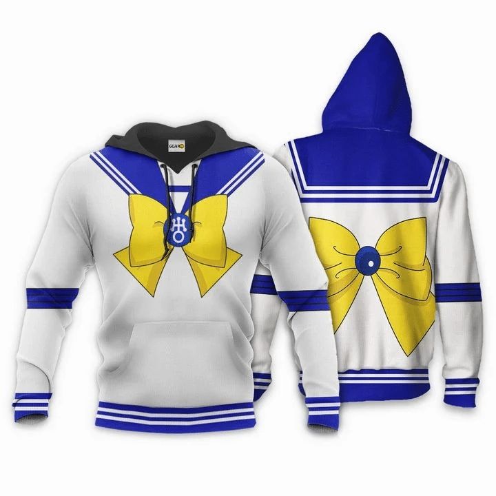 Sailor Uranus Sailor Moon Anime Manga 3d Zip Hoodie