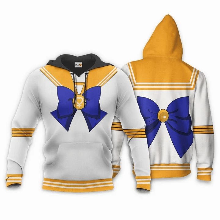 Sailor Venus Sailor Moon Anime Manga 3d Zip Hoodie