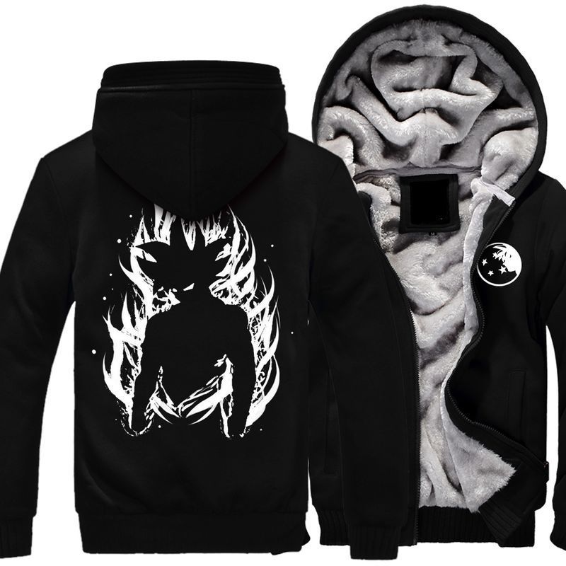 Saiya Dragon Ball Z Over Print 3d Fleece Zip Hoodie