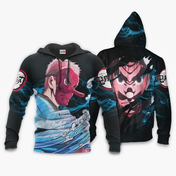 Sakonji Urokodaki Anime Manga Demon Slayer Kimetsu No Yaiba 3d T Shirt Zip Bomber Hoodie