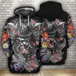 Samurai 3 Gift 3d Zip Hoodie